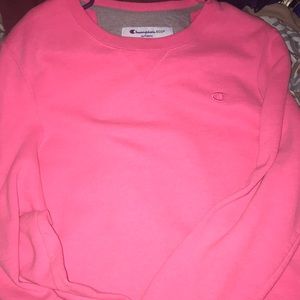 Hot Pink Champion Crewneck